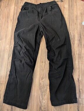 Bershka Black Parachute Pants